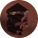 A stack of dark chocolate squares on a brown background, with one piece slightly broken to reveal its rich texture.